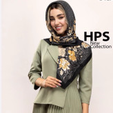 روسری نخی گل دار قواره 100 خاص و مجلسی