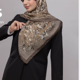 روسری حریر نخ قواره 100