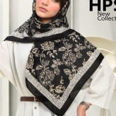 روسری حریر قواره 100 گل دار