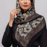 روسری حریر نخ قواره 100 طرح سنتی شیک و مجلسی