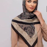 روسری حریر نخ قواره 100 طرح سنتی شیک و مجلسی