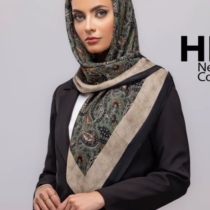 روسری حریر نخ قواره 100 طرح سنتی شیک و مجلسی