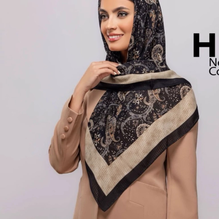روسری حریر نخ قواره 100 طرح سنتی شیک و مجلسی