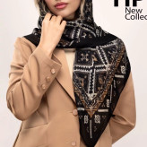 روسری نخی گارزا قواره 100 طرح سنتی