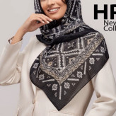 روسری نخی گارزا قواره 100 طرح سنتی