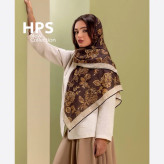 روسری حریر نخ قواره 12۵ گل دار شیک و خاص