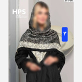 روسری گل ریز نخی قواره 100 شیک و خاص
