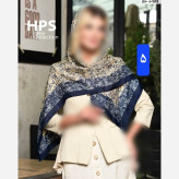 روسری گل ریز نخی قواره 100 شیک و خاص