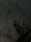 روسری مشکی ژاکارد زری دار قواره ۱۴۰