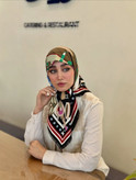 روسری ابریشم سوزنی طرح لویی ویتون قواره ۹۰