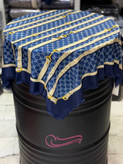 روسری ابریشم سوزنی طرح گوچی زنجیری قواره ۹۰