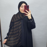 شال مشکی طلایی برشکا وارداتی شیک و خاص